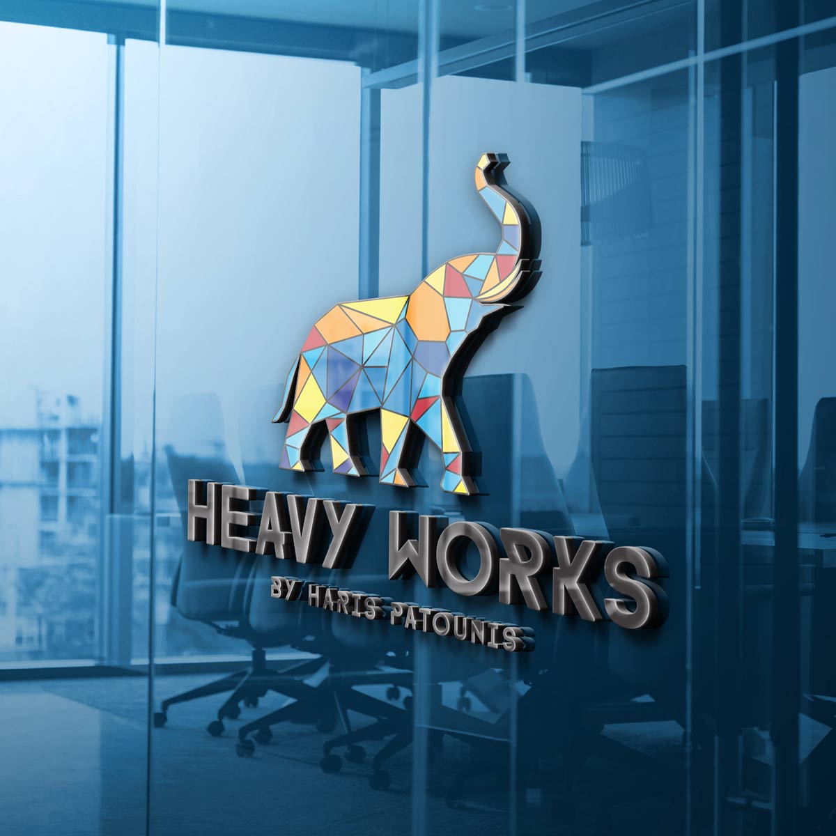 Σχεδιασμός Λογοτύπου Heavy Works by Haris Patounis