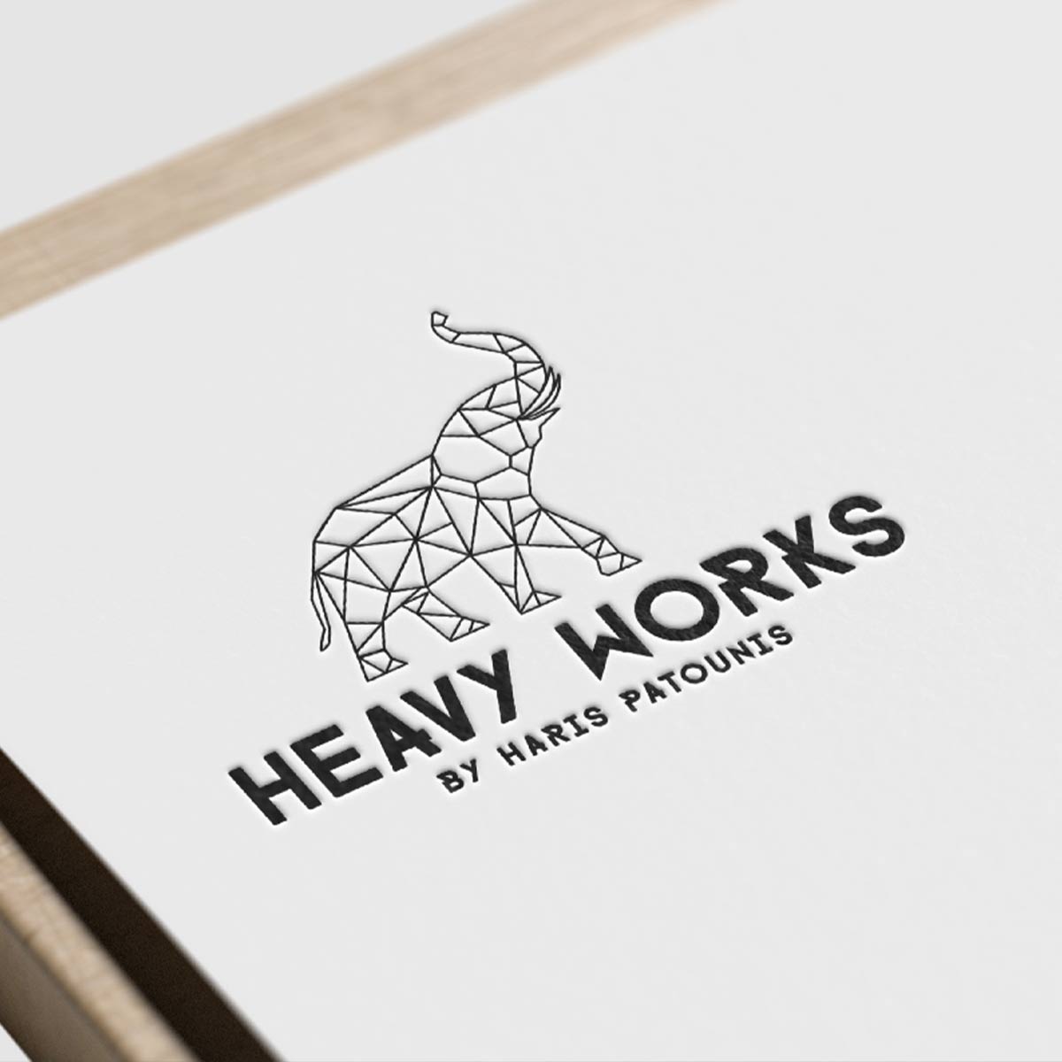 Σχεδιασμός Λογοτύπου Heavy Works by Haris Patounis